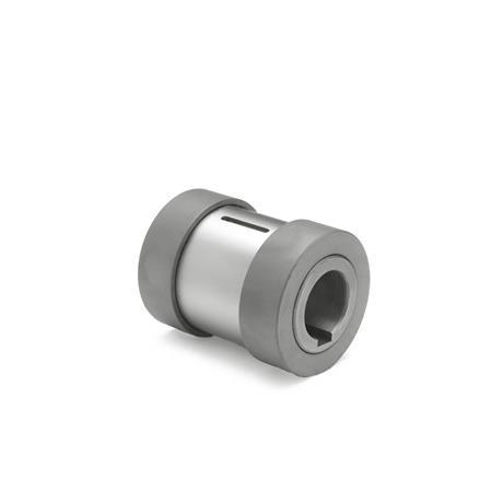 Otto Ganter Coupling Attachment for Safety Handwheel with Needle Bearing, GN 000.5